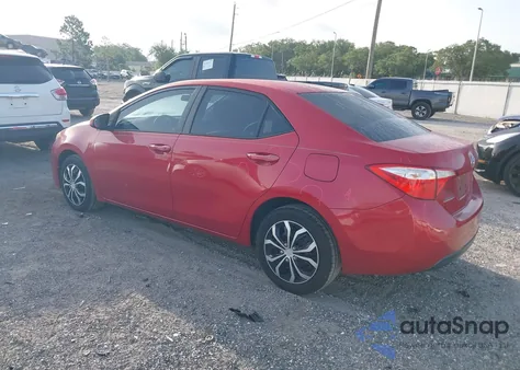 2016 Toyota Corolla Le z USA, uszkodzony, nr VIN 2T1BURHE7GC620765